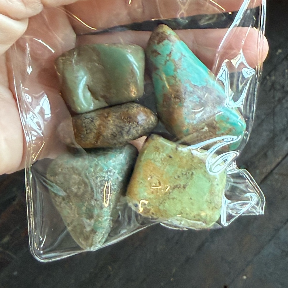 Genuine Turquoise Tumble Bags - Picture 3 of 3